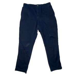 Old Navy Navy Straight Leg Pants Lightweight Elastic Waist Blue Medium
